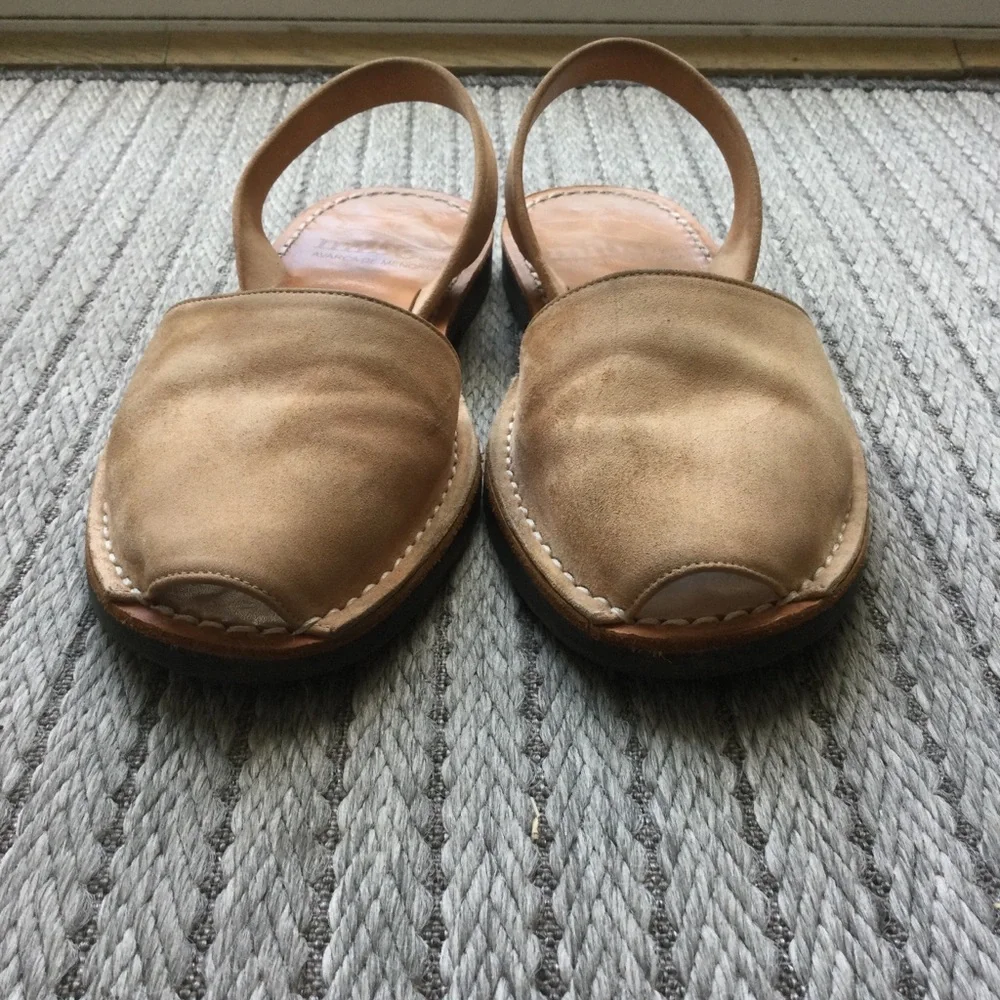 Mibo Avarca Blush Suede Sandals
